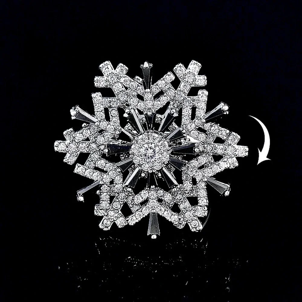 Snowflake spinner ring - Picture 7 of 10